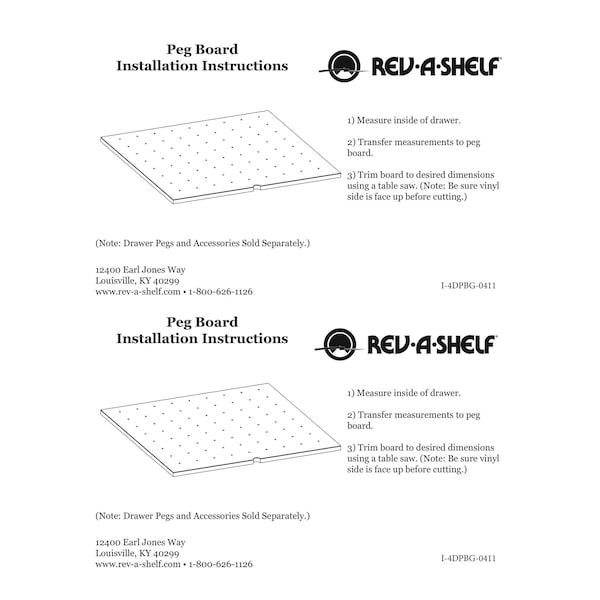 Rev-A-Shelf Drawer Insert, Maple Veneer, Silver, 24.13 in W, 0.63 in H, 21.25 in D, 21.25 in L, Gray - 4DPBG-2421-1