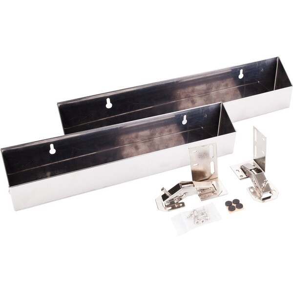 Hardware Resources Stainless Steel, 14" W, 3" H, Stainless Steel - TOSS14-R