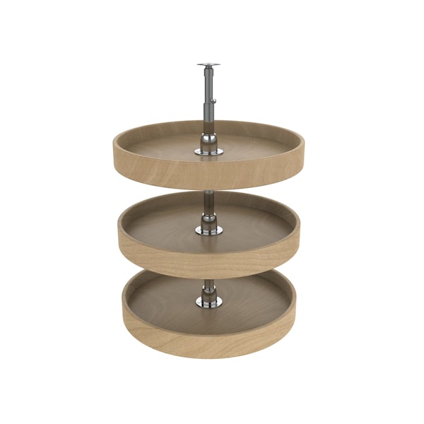 Rev-A-Shelf Maple Hardwood, Light Brown, 18 in W, 38 in H, 18 in D, 18 in L, Light Brown - LD-4NW-073-1836-1