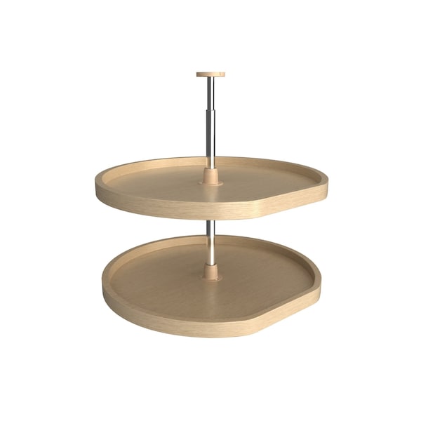 Rev-A-Shelf Maple Veneer, Light Brown, 28 in W, 26 in H, 28 in D, 25.5 in L, Light Brown - LD-4BW-262-28-1