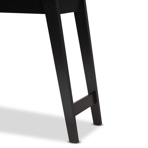 Baxton Studio Wales ModernLight Brown Finished Wood 1-Drawer Console Table - 196-11913-ZORO