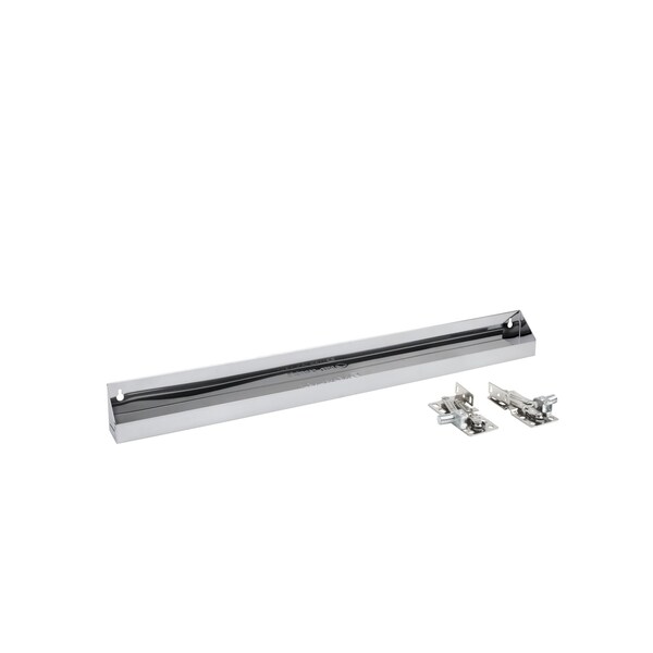 Rev-A-Shelf Stainless Steel, Silver, 31 in W, 3 in H, 2.63 in D, 2.63 in L, Silver - 6581-31SC-52