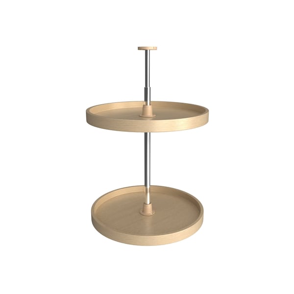 Rev-A-Shelf Maple Veneer, Light Brown, 20 in W, 26 in H, 20 in D, 20 in L, Light Brown - LD-4BW-062-20-1