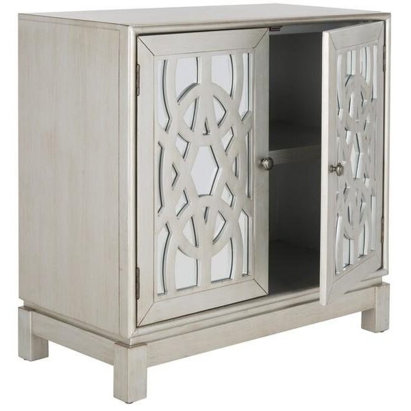 Safavieh Ashlynn 2 Door Chest, Silver - CHS9200A