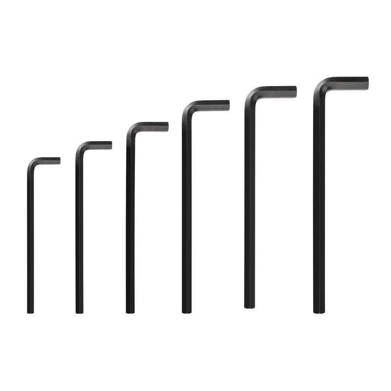 TEKTON Flat End Hex L- Key Set, 6-Piece (7/16-3/4 in.) - KLX90101