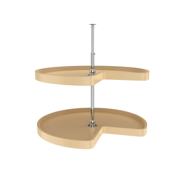 Rev-A-Shelf Plastic; Steel, Almond, 32 in W, 26 in H, 32 in D - 6472-32-15-52