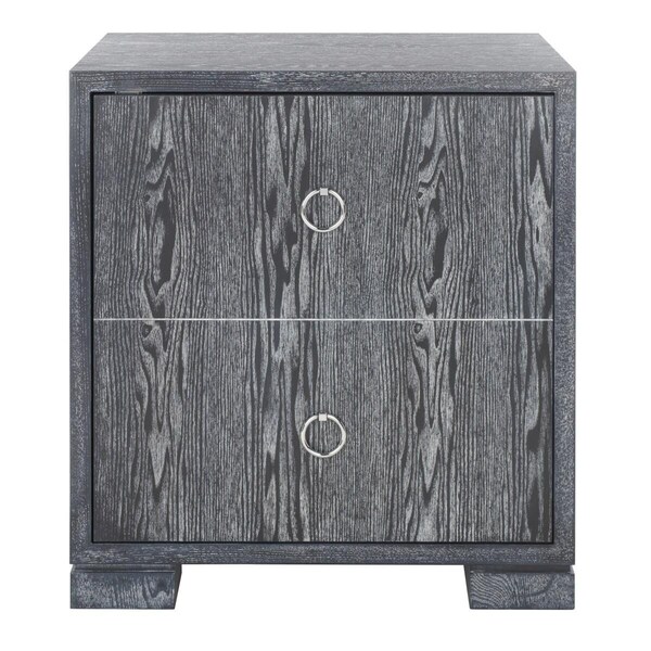 Safavieh 24.01 x 18.11 x 25.98 in. Laila Chest; Black & Cerused Oak - SFV3511C