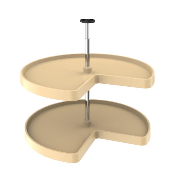 Rev-A-Shelf Plastic; Steel, Almond, 28 in W, 26 in H, 28 in D - 3472-28-15-52