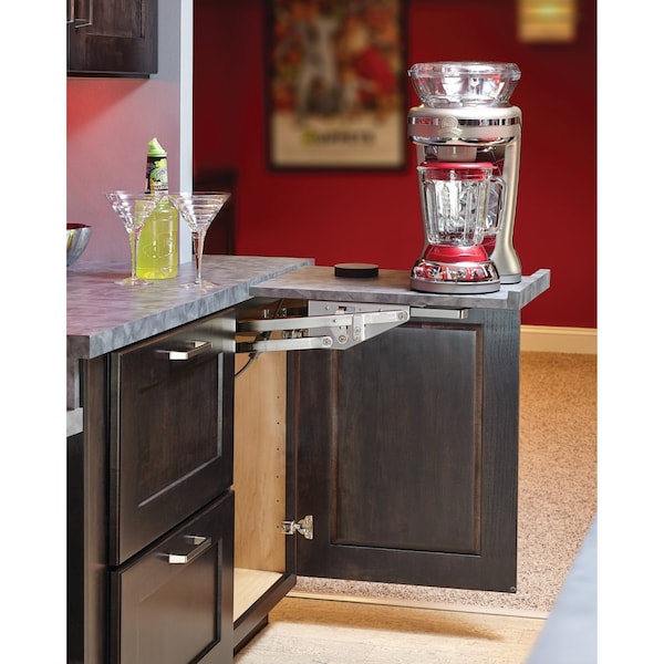 Rev-A-Shelf Steel, Silver, 12 in W, 20.63 in H, 22.5 in D - RAS-ML-HDSC