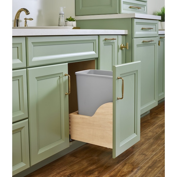 Rev-A-Shelf Maple Veneer, Light Brown, 11.88 in W, 19.38 in H, 15 in D, 15.67 in L, Light Brown - 4WCSC-1532DM16-1