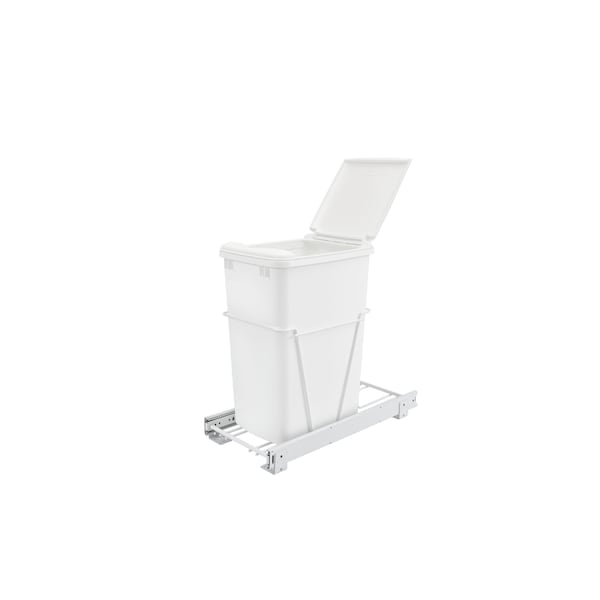 Rev-A-Shelf Steel, White, 10.46 in W, 20.38 in H, 22 in D, 22.31 in L, White - RV-12PB-L