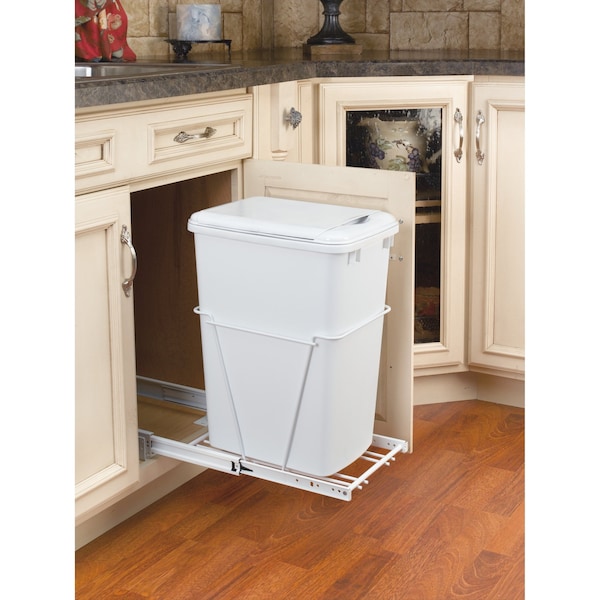 Rev-A-Shelf Steel, White, 10.46 in W, 19 in H, 22 in D, 22.31 in L, White - RV-12PB S
