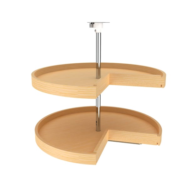 Rev-A-Shelf Maple Veneer, Light Brown, 28 in W, 26 in H, 28 in D, 18.18 in L, Light Brown - LD-4BW-942-28-1