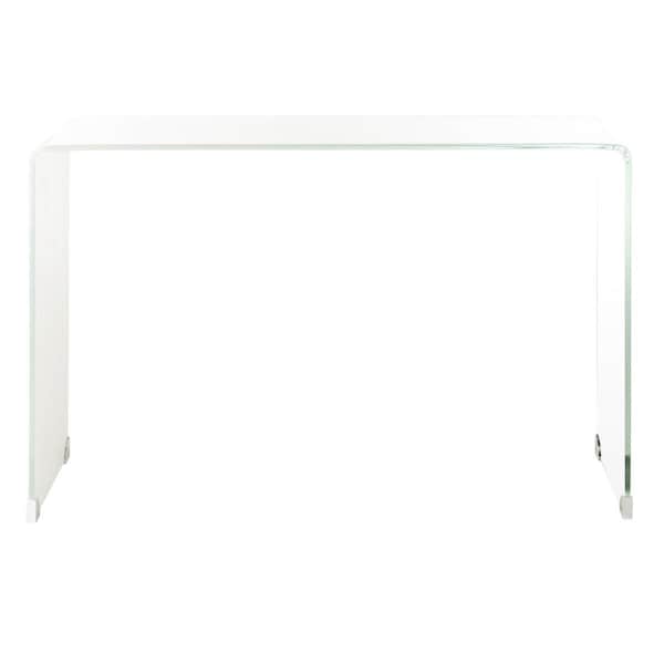 Safavieh Crysta Ombre Glass Console Table, Clear & White - CNS7300B