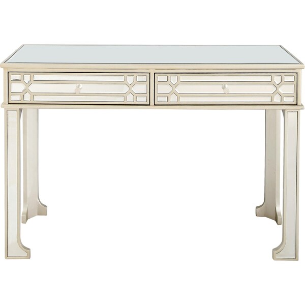 Homeroots 32 x 48 x 16.8 in. Regal Champagne Feel Console Table - 396828
