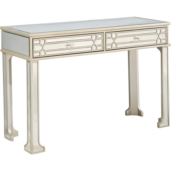 Homeroots 32 x 48 x 16.8 in. Regal Champagne Feel Console Table - 396828