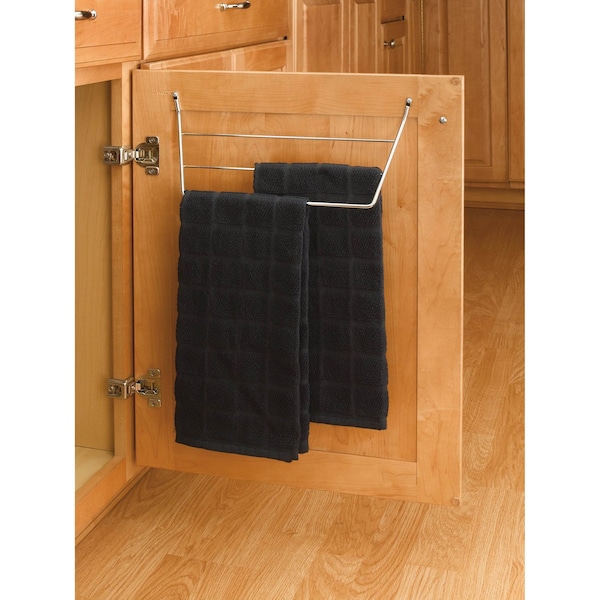 Rev-A-Shelf Steel, Chrome, 12.75 in W, 6.5 in H, 3.5 in D, 3.5 in L, Silver - 563-32 C