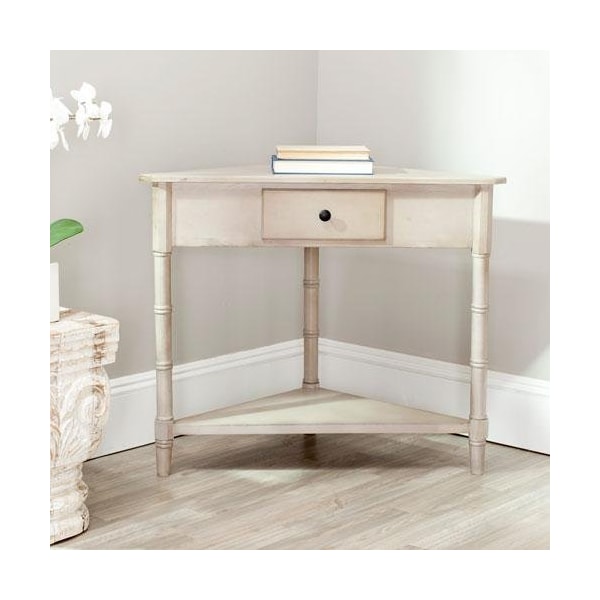 Safavieh Gabe Corner Table - Vintage Grey - AMH5709A