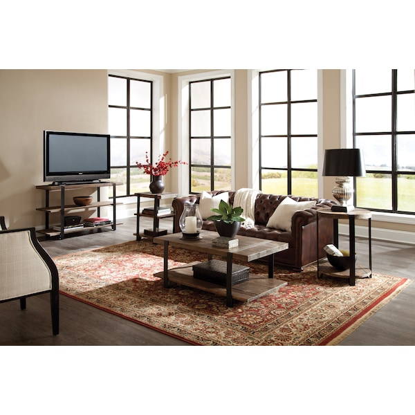 Alaterre Furniture Modesto 20"Dia. Reclaimed Wood Round End Table - AMSA1520