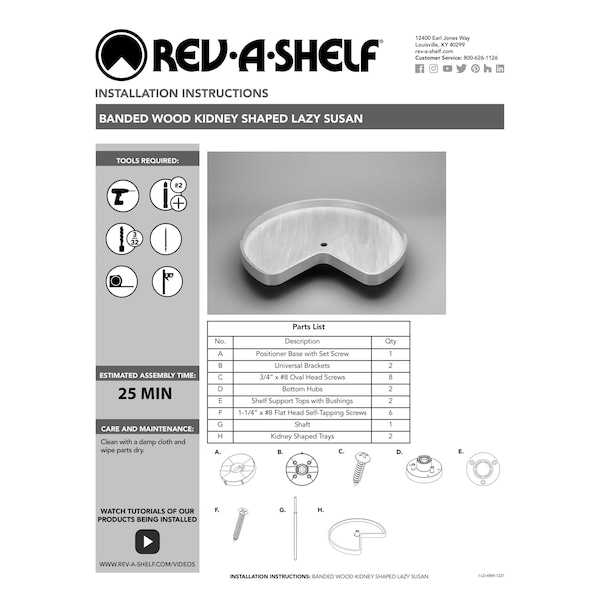 Rev-A-Shelf Maple Veneer, Light Brown, 28 in W, 26 in H, 28 in D, 18.25 in L, Light Brown - LD-4BW-472-28-1