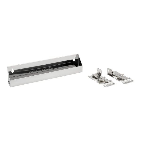 Rev-A-Shelf Stainless Steel, Silver, 13 in W, 3 in H, 1.69 in D, 1.69 in L, Silver - 6541-13-52