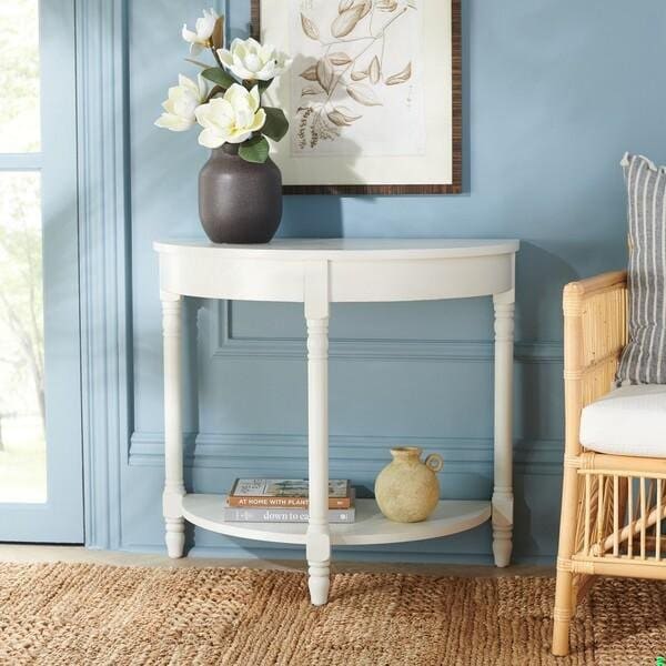 Safavieh Randell Console Table- Shady White - 27 x 16 x 30 in. - AMH6609A