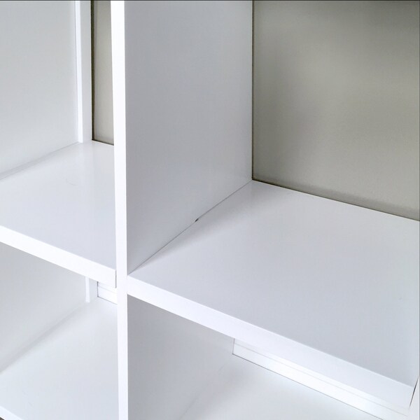 John Louis Home Solid Wood 9 Cube Organizer White - JLH-9C-W