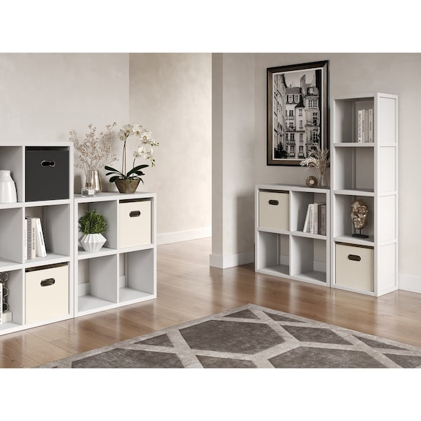 John Louis Home Solid Wood 9 Cube Organizer White - JLH-9C-W