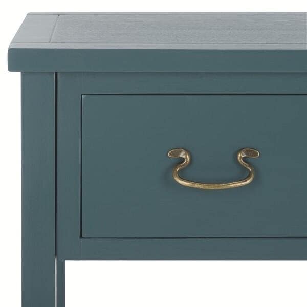 Safavieh Cindy Console Table- Slate Teal - 31.7 x 14.2 x 39.4 in. - AMH6568H