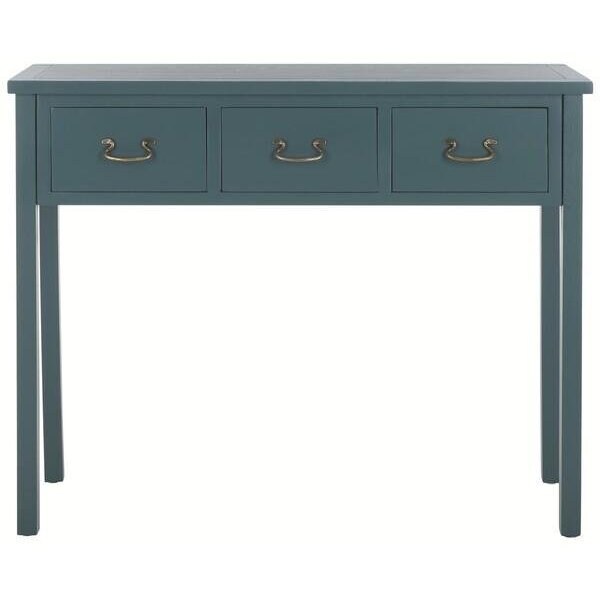 Safavieh Cindy Console Table- Slate Teal - 31.7 x 14.2 x 39.4 in. - AMH6568H