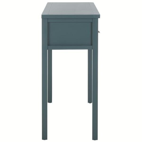 Safavieh Cindy Console Table- Slate Teal - 31.7 x 14.2 x 39.4 in. - AMH6568H
