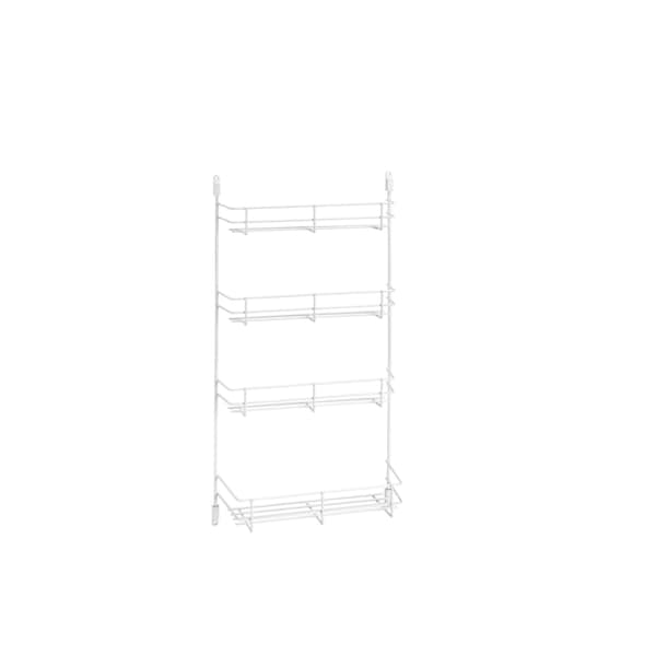 Rev-A-Shelf Steel, White, 11 in W, 21.72 in H, 2.38 in D, 4.28 in L, White - 565-10-52