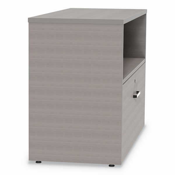 Linea Italia Urban 36" Credenza, Bottom Pedestal, 35.25w x 15.25d x 23.75h, Ash - UR604ASH