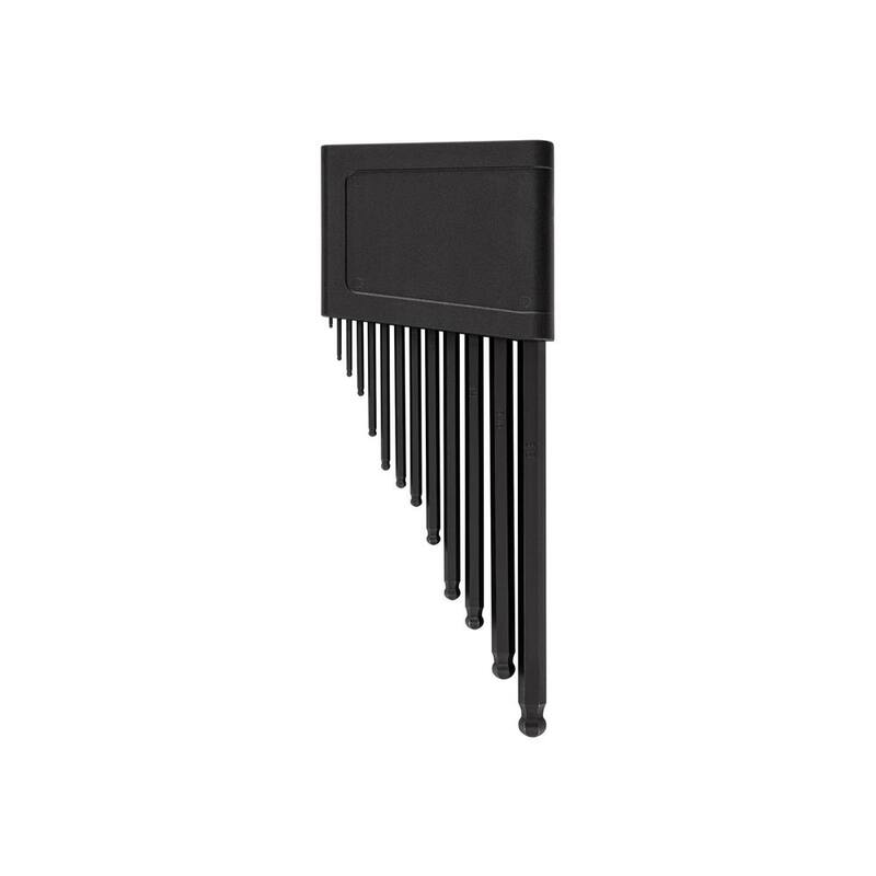 TEKTON Short Arm Ball End Hex L- Key Set with Holder, 13-Piece (0.050 in. to 3/8 in.) - KLX91112