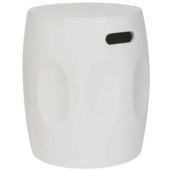 Safavieh Zuri Concrete Accent Table- Ivory - 17.7 x 15.7 x 15.7 in. - VNN1008B