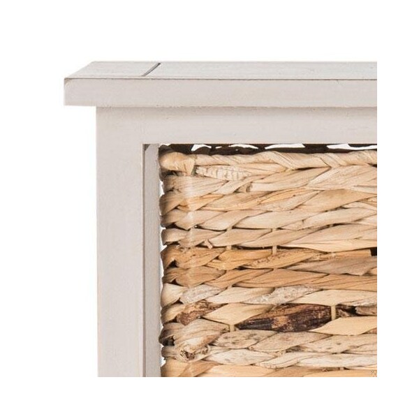 Safavieh Vedette 5 Basket Storage Chest- Vintage Grey - 46.1 x 13.4 x 17.3 in. - AMH5739D