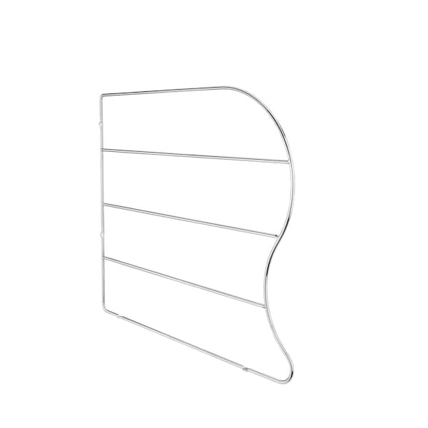 Rev-A-Shelf Steel, Silver, 0.25 in W, 18 in H, 20 in D, 20 in L, Silver - LD-597-18CR-1