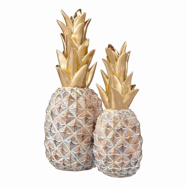 Elk Studio Big Island Pineapple - Set of 2 Gold - S0037-11314/S2