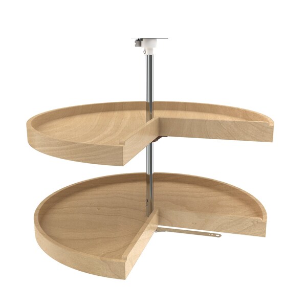 Rev-A-Shelf Maple Veneer, Light Brown, 31 in W, 26 in H, 21.43 in D, 21.43 in L, Light Brown - 4WLS942-31P-52