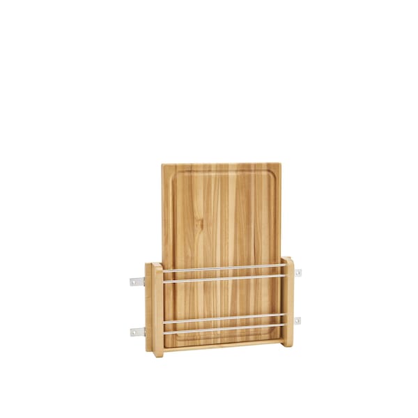 Rev-A-Shelf Maple Veneer, Light Brown, 13.5 in W, 16.88 in H, 2.88 in D, 2.88 in L, Light Brown - 4DMCB-18