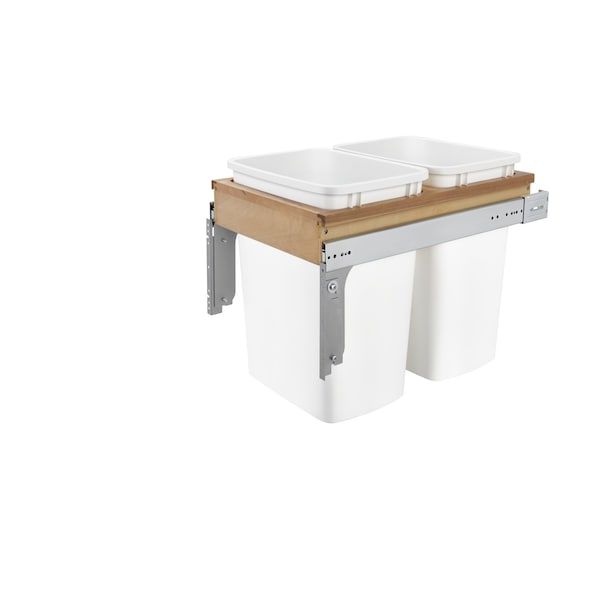 Rev-A-Shelf Maple Veneer, Light Brown, 14.75 in W, 17.88 in H, 22.75 in D, 22.75 in L, Light Brown - 4WCTM-18DM2-162