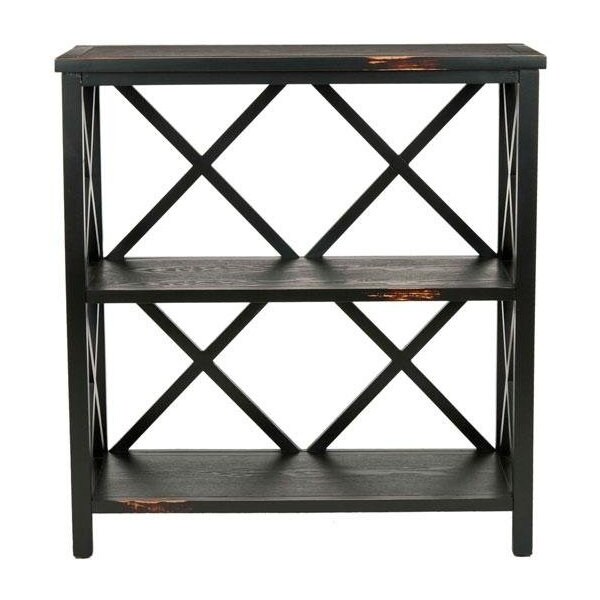 Safavieh Lucas Distressed Black Etagere - AMH6501A