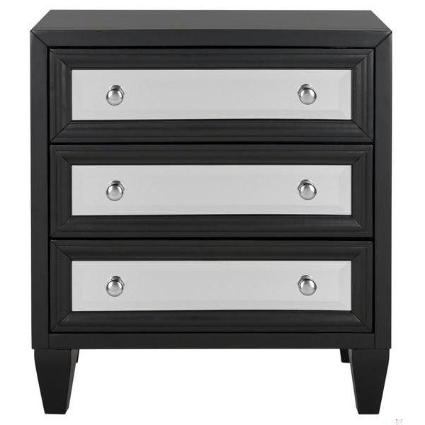 Safavieh Marlon 3 Drawer Chest, Black - CHS9202A