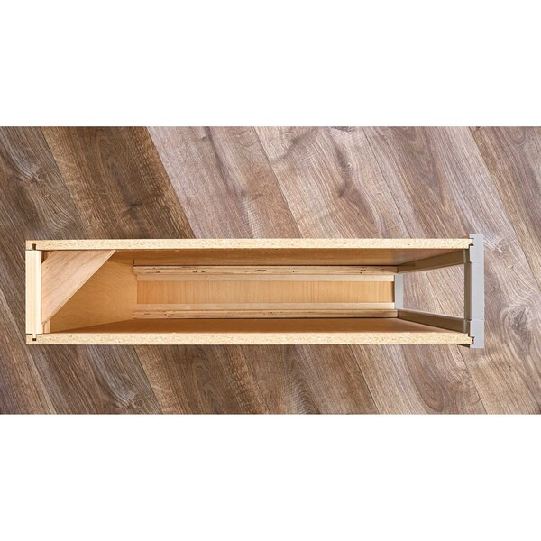 Rev-A-Shelf Maple Veneer, Light Brown, 3 in W, 27.31 in H, 23 in D, 23 in L, Light Brown - 438-BCSC-3C