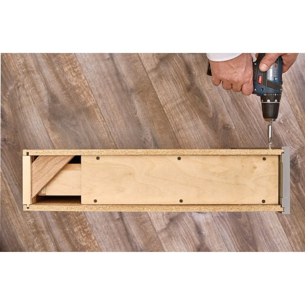 Rev-A-Shelf Maple Veneer, Light Brown, 3 in W, 27.31 in H, 23 in D, 23 in L, Light Brown - 438-BCSC-3C
