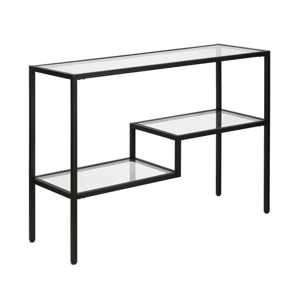 Hudson & Canal Henn & Hart AT0311 Lovett Blackened Bronze Console Table - 30 x 42 x 14 in. - AT0311
