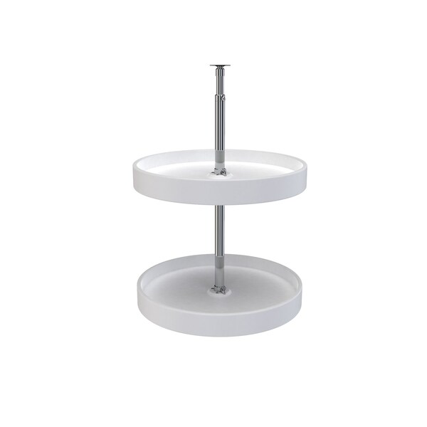 Rev-A-Shelf Polypropylene, White, 18 in W, 24 in H, 18 in D, 18 in L, White - 6012-18-11-52