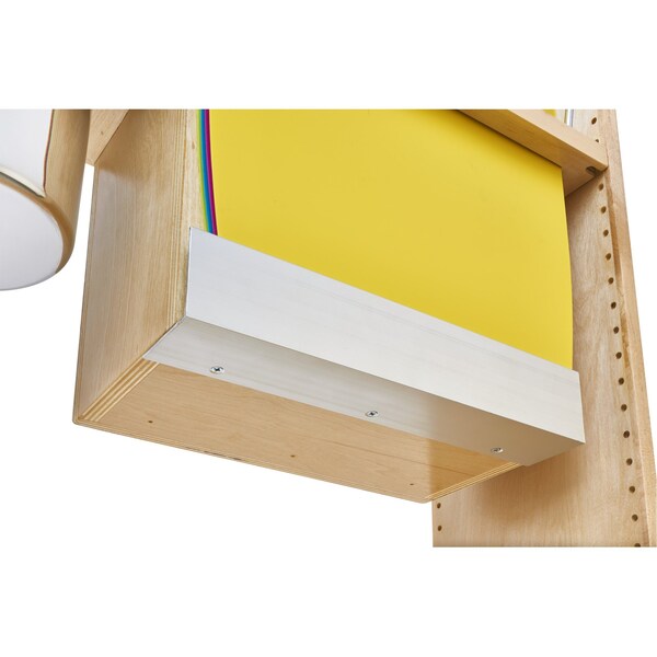 Rev-A-Shelf Maple Veneer, Light Brown, 10.13 in W, 25.5 in H, 21.63 in D, 21.63 in L, Light Brown - 448KB-BCSC-9C