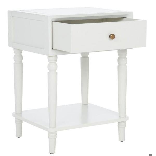 Safavieh Siobhan Accent Table- Shady White - 24 x 15 x 18 in. - AMH6611A