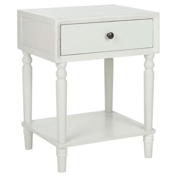 Safavieh Siobhan Accent Table- Shady White - 24 x 15 x 18 in. - AMH6611A